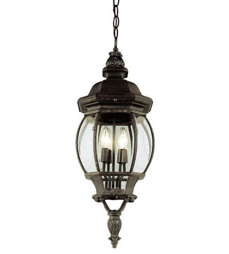 Parsons 4 Light 11 inch Rust Outdoor Hanging Lantern