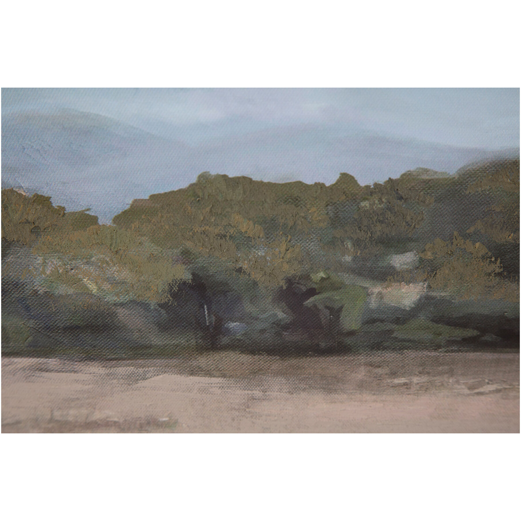 Fair 18 X 18 inch Painting, Woodlands