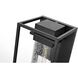 Morse 1 Light 16 inch Black Outdoor Wall Sconce