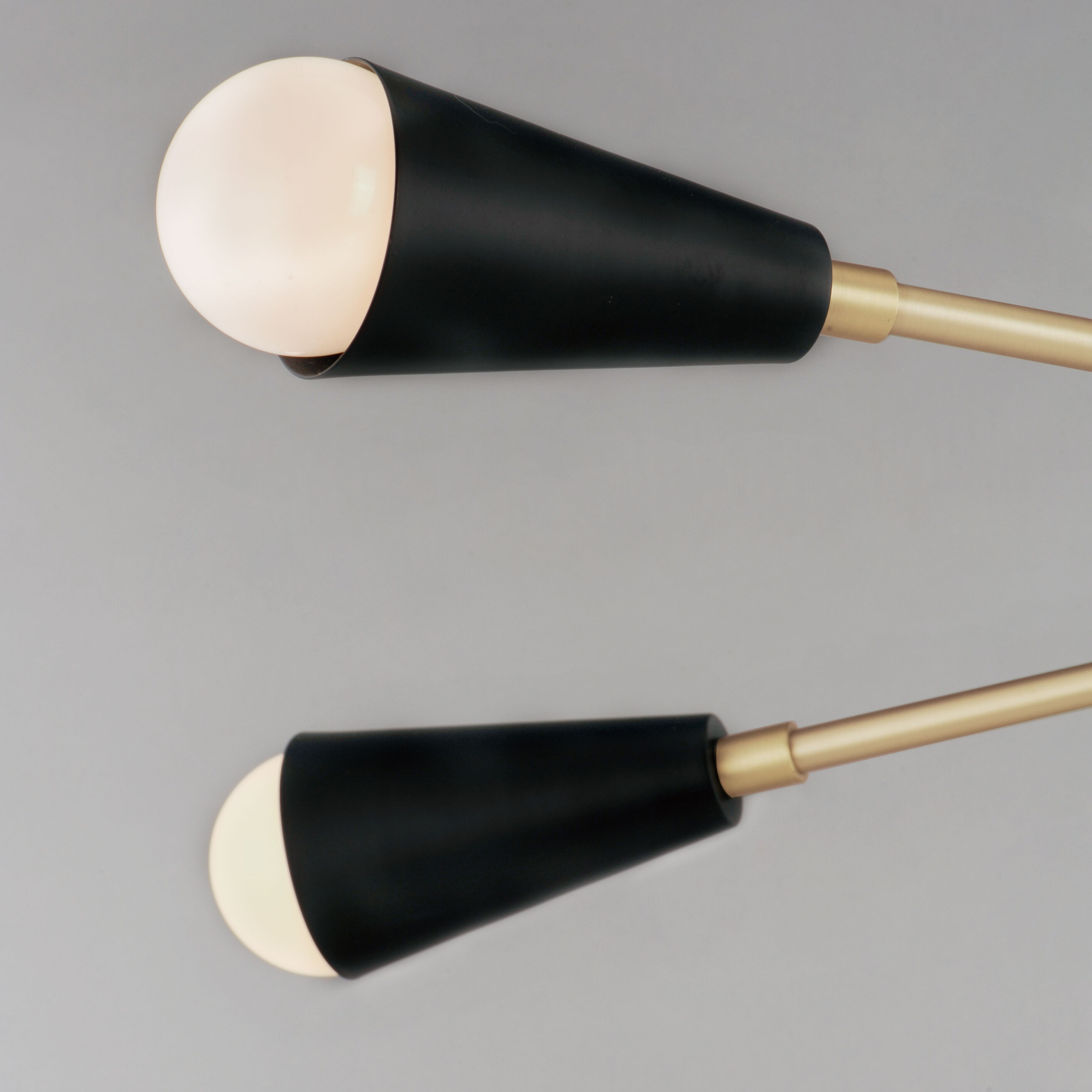 Lovell 4 Light 16.25 inch Black/Satin Brass Multi-Light Pendant Ceiling Light