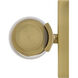 Marti LED 4.75 inch Lacquered Brass Vanity Light Wall Light