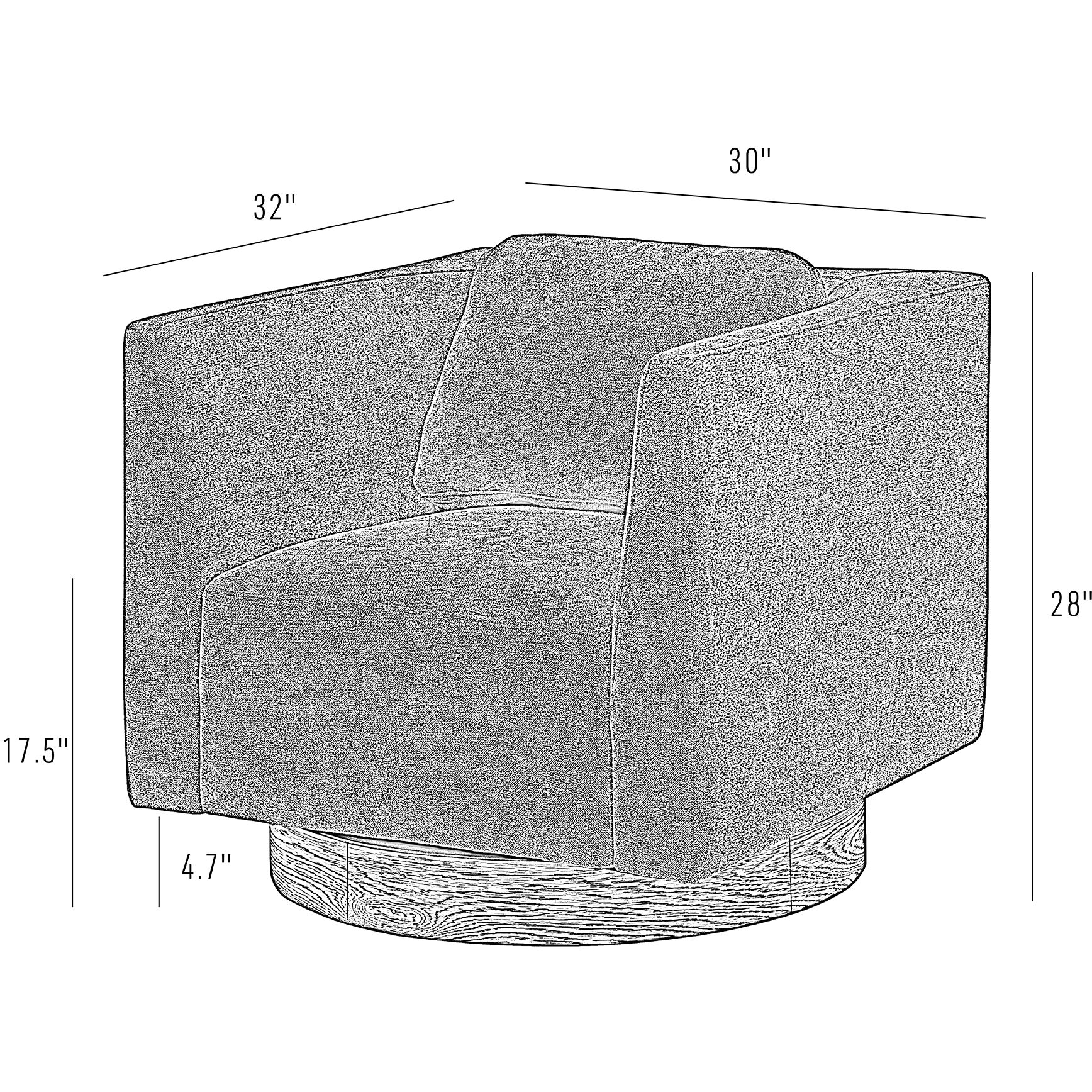 Fullerton Harvest Oak with Chocolate Accent Chair