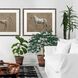 Animals Collection Brown Framed Art