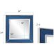 Square Devon 24 X 24 inch Blue Mirror