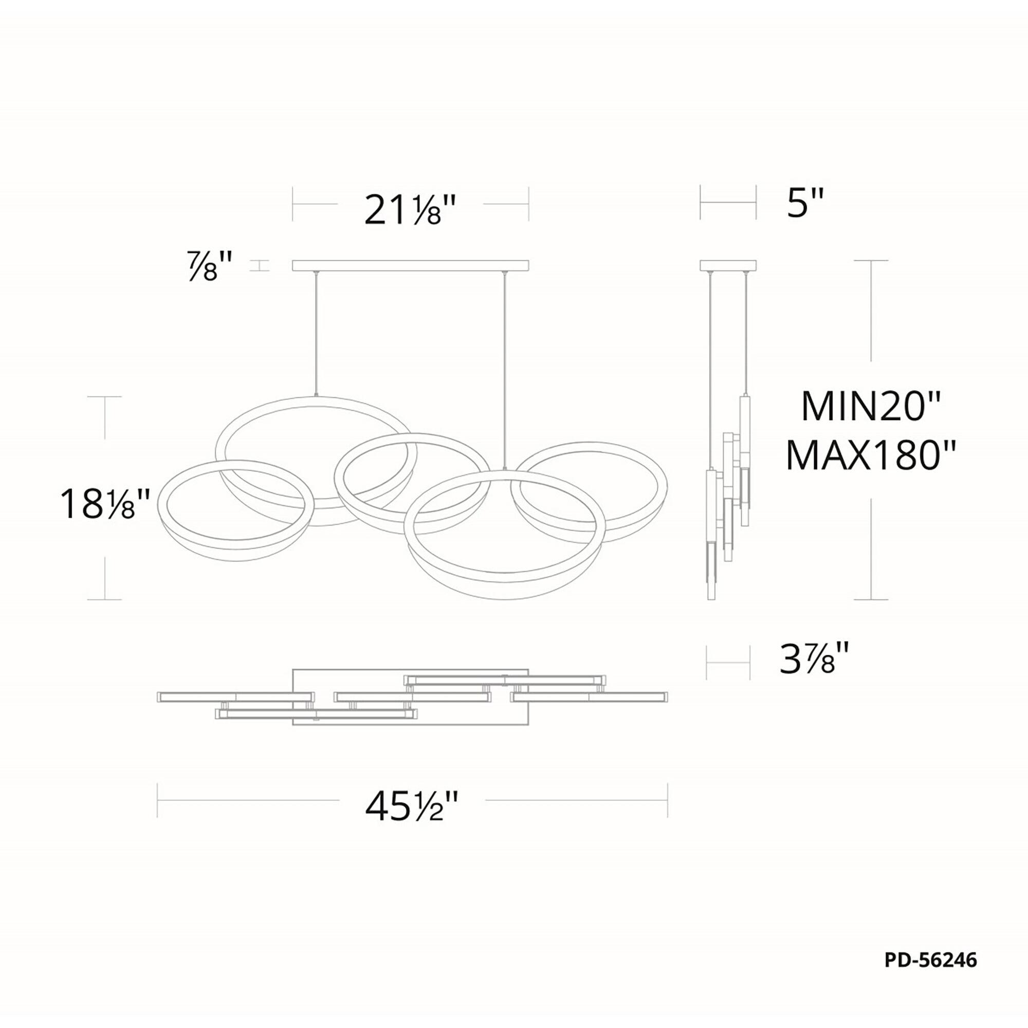 Orion 1 Light 4.5 inch Aged Brass Pendant Ceiling Light