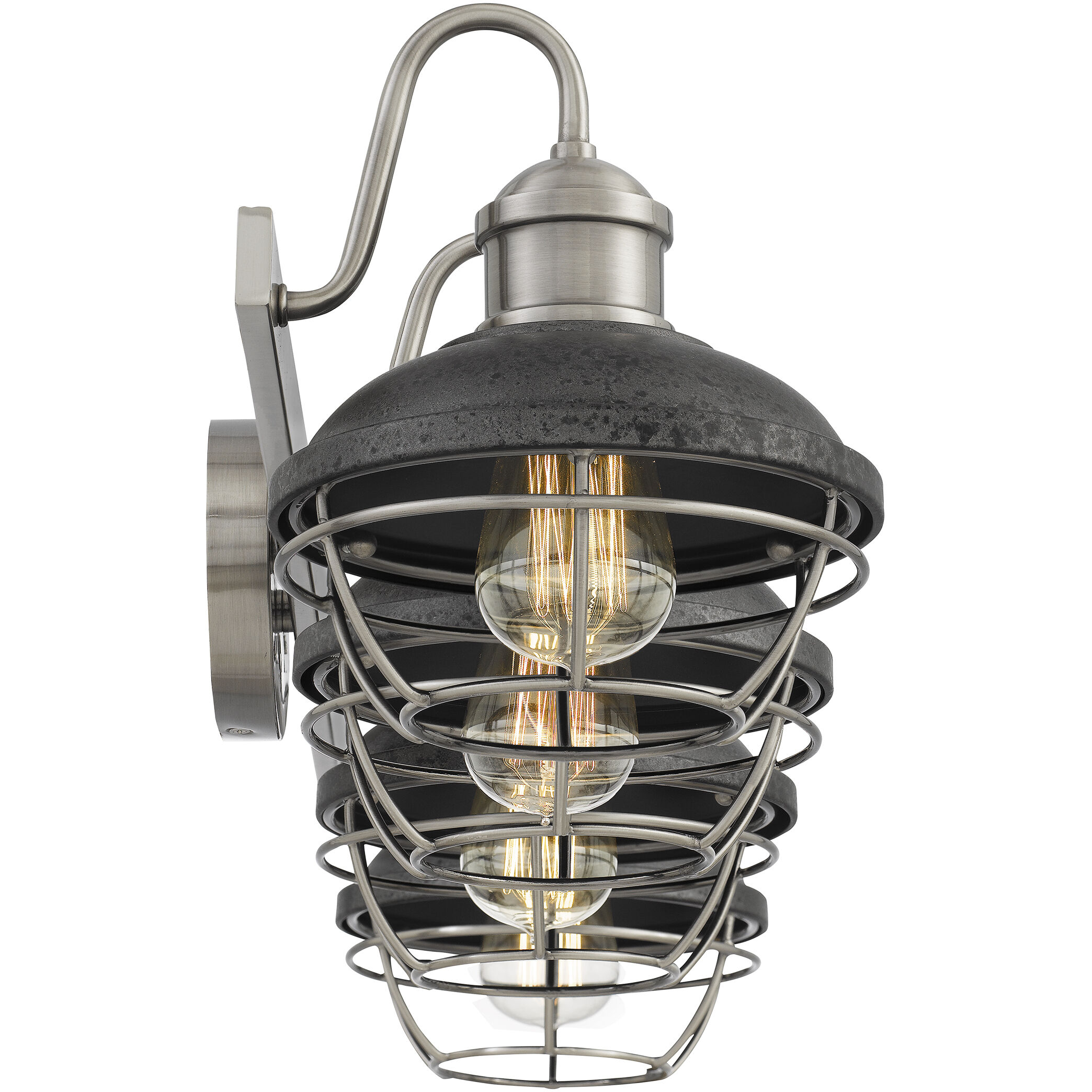 Sandpiper 4 Light 34 inch Antique Polished Nickel Bath Light Wall Light