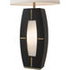 Delacey 30 inch 23 watt Black Table Lamp Portable Light