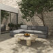Miles Grey Outdoor Sofa in Light Grey