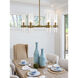 Datus 6 Light 26 inch Rubbed Brass Chandelier Ceiling Light