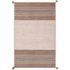 Trenza 90 X 60 inch Brown and Brown Area Rug, Cotton and Chenille