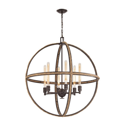 South Bay 6 Light 34 inch Oil Rubbed Bronze Chandelier Ceiling Light