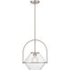 Coralyn 1 Light 13.25 inch Brushed Nickel Pendant Ceiling Light