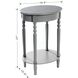 Emily 27 X 19.5 inch Antique Gray End/Side Table