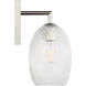 HABLE Serafina 1 Light 4.88 inch Polished Nickel Sconce Wall Light