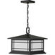 Oakcliff 1 Light 12.87 inch Antique Bronze Outdoor Hanging Lantern