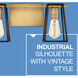 Filmore 2 Light 16 inch Heritage Brass with Oil Rubbed Bronze Vanity Light Wall Light