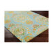Technicolor 90 X 60 inch Aqua/Teal/Bright Yellow/Coral/Dark Green/Butter Rugs, Rectangle