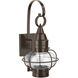 Classic Onion 1 Light 16 inch Bronze Outdoor Wall Sconce
