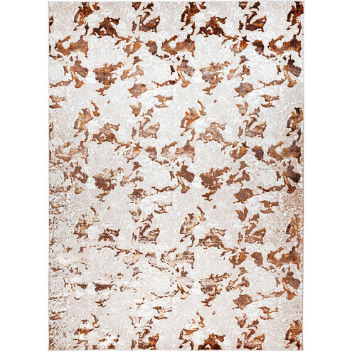 Sibel 90 X 63 inch Gold Rug in 5 x 7