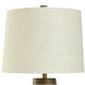 Ballindeny 31 inch 150 watt Off-White and Brushed Brown Table Lamp Portable Light