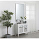 Monet 48 X 30 inch Silver Wall Mirror