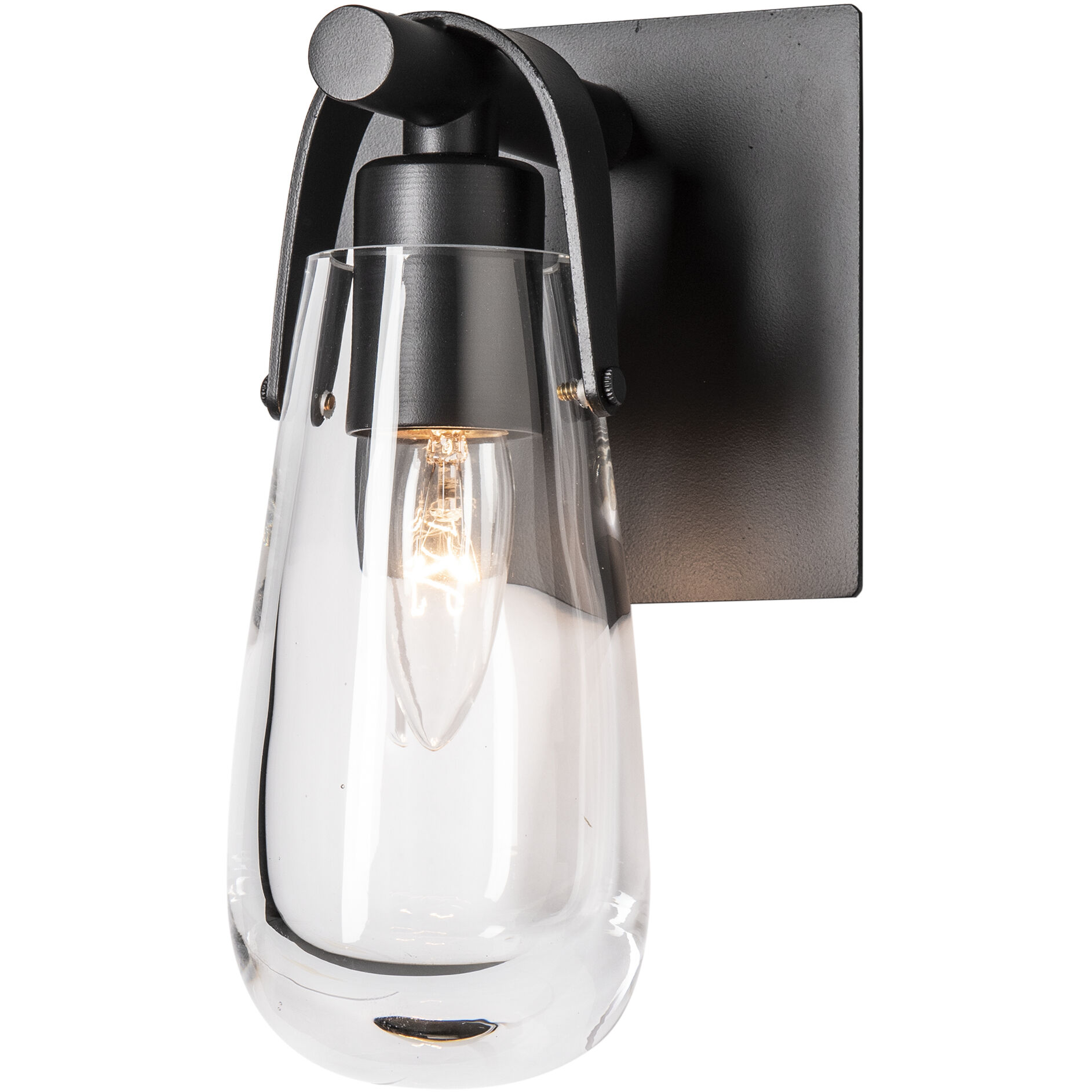 Eos 1 Light 5.1 inch Black Bath Sconce Wall Light