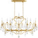 Renaissance 12 Light 46 inch Heirloom Gold Chandelier Ceiling Light in Heritage