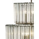 Bevilacqua 12 Light 27 inch Silver Leaf Chandelier Ceiling Light, Medium