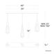 Beyond Devotion LED 5.5 inch Satin Nickel Multi-Light Pendant Ceiling Light