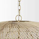 Thad 38 inch Gold Chandelier Ceiling Light