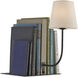 Oldknow 16 inch 25 watt Polished Concrete and Aged Steel Bookcase Lamp Portable Light