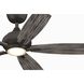 Doren 52 inch Matte Greige with Weathered Wood Blades Ceiling Fan