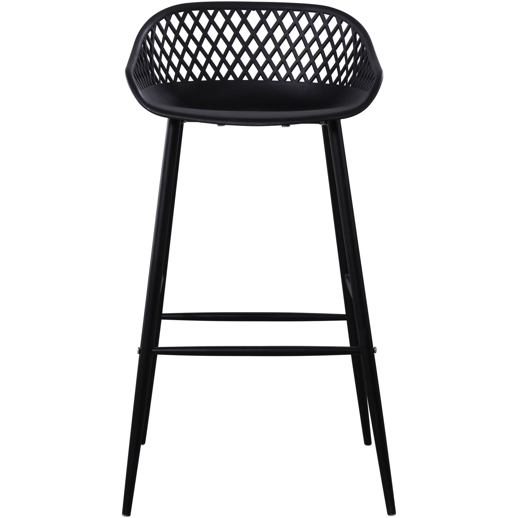 Piazza 37 inch Black Outdoor Barstool