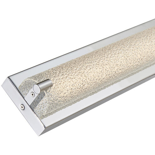 Veil LED 28.3 inch Brushed Nickel Bath Vanity Light Wall Light