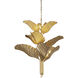 Banana Leaf 9 Light 35 inch Gold Chandelier Ceiling Light