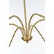 Rohan 6 Light 60 inch Satin Gold Chandelier Ceiling Light