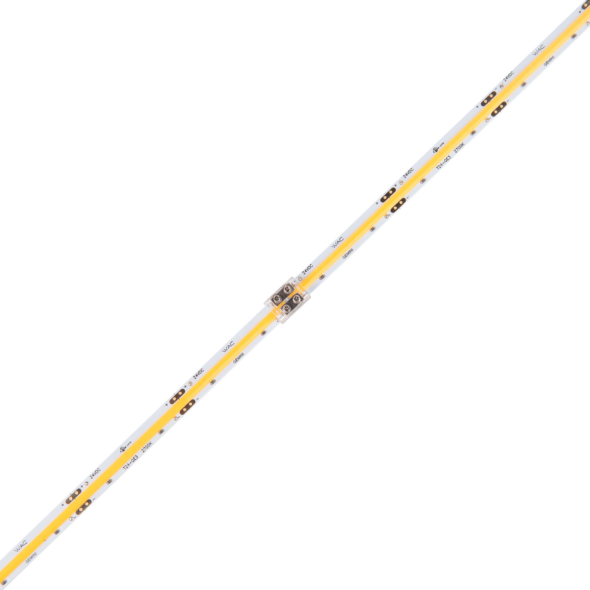 Gemini 24 LED 1200 inch White LED Tape Lighting in 4000K, WAC Limited