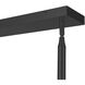 Alora Mood Maris Linear Pendant Ceiling Light in Matte Black