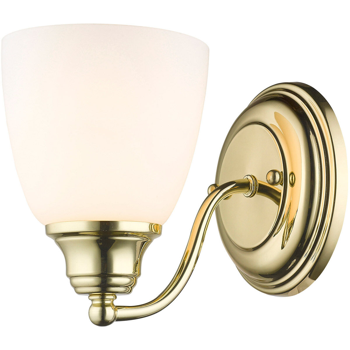 Somerville 1 Light 6 inch Polished Brass Wall Sconce Wall Light