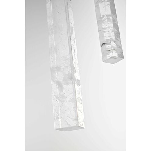 Aurora 5 Light 16 inch Satin Gold Pendant Ceiling Light