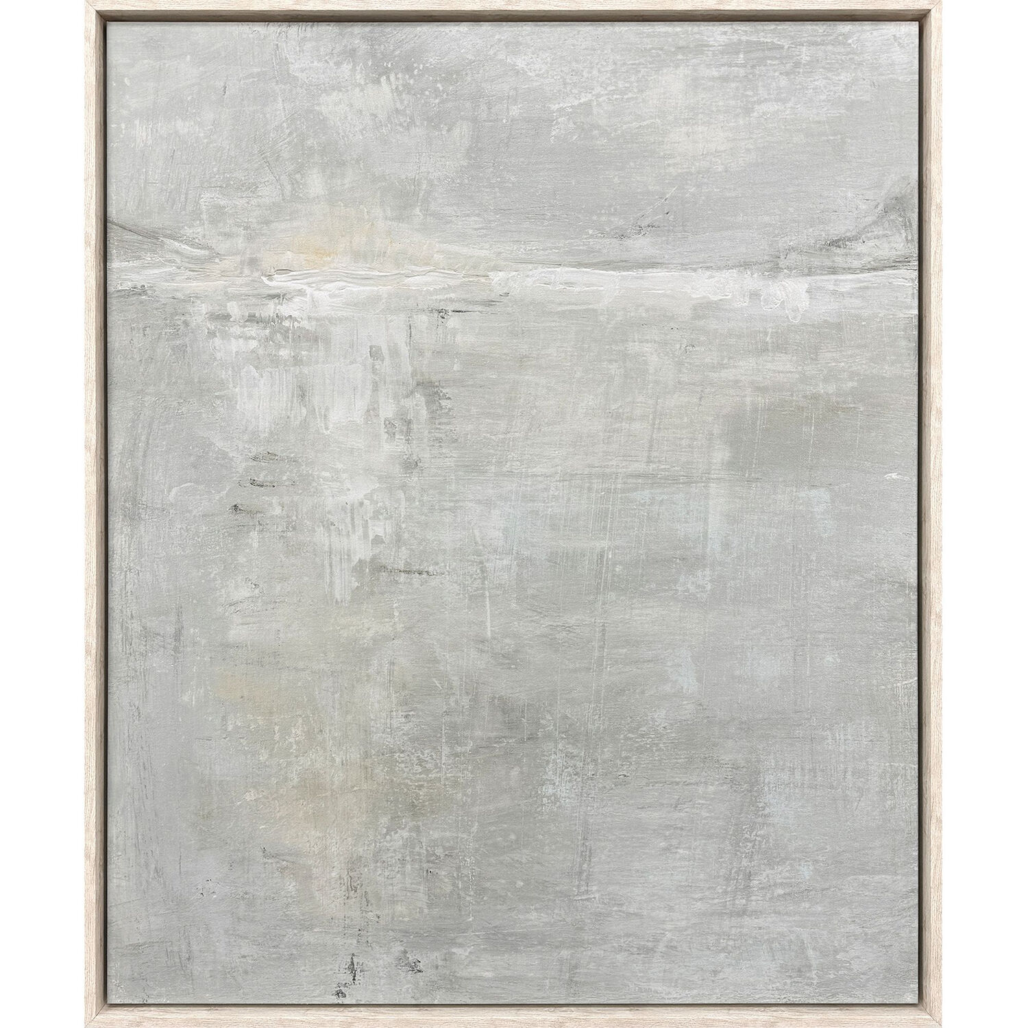 Rise Gray and Neutral and White Canvas