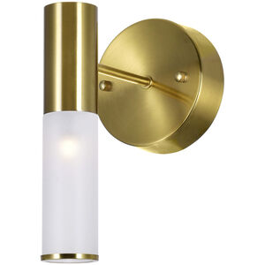 Pipes 1 Light 5 inch Brass Wall Sconce Wall Light