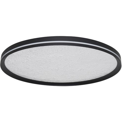 Luna LED 20 inch Black Flush Mount Ceiling Light