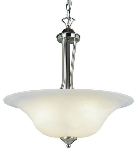 Aspen 3 Light 20 inch Brushed Nickel Chandelier Ceiling Light