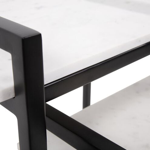 Santiago 24 X 18 inch Graphite and White Nesting Tables