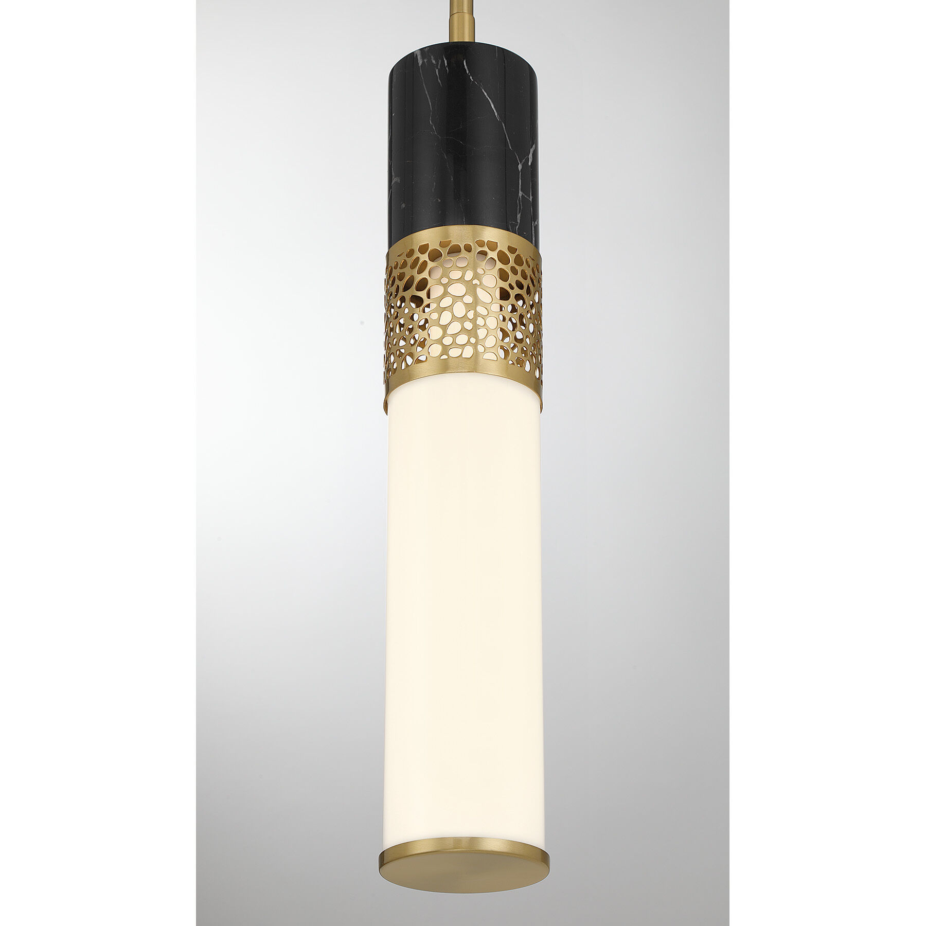 Farrell LED 3.13 inch Warm Brass Pendant Ceiling Light