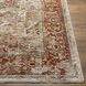 Aspendos 89 X 60 inch Brick Red Rug, Rectangle