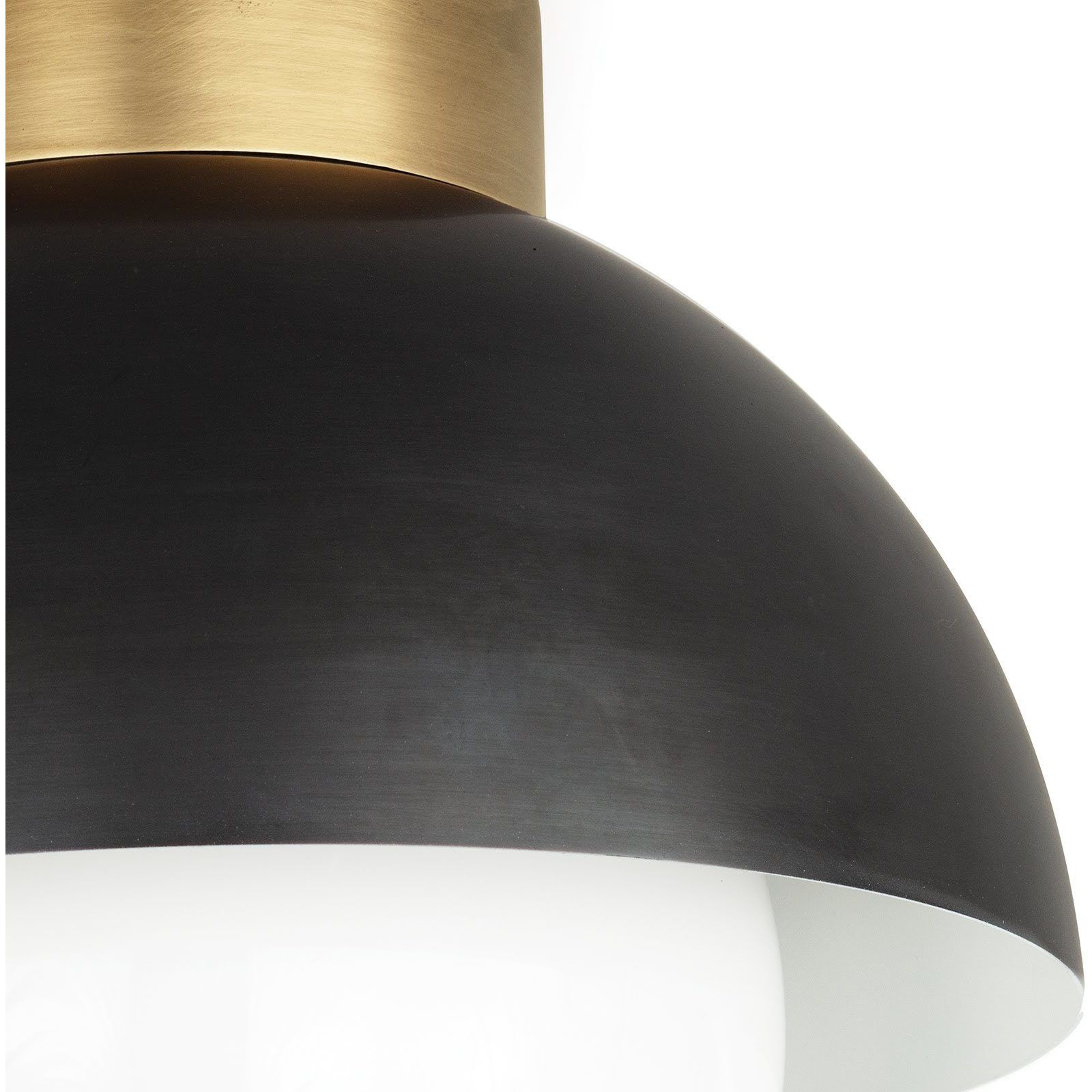 Montreux 1 Light 11.75 inch Oil Rubbed Bronze and Natural Brass Flush Mount Ceiling Light