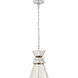 Chapman & Myers Alborg 1 Light 10 inch Polished Nickel Stacked Pendant Ceiling Light, Small