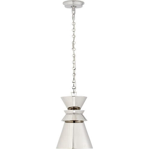 Chapman & Myers Alborg 1 Light 10 inch Polished Nickel Stacked Pendant Ceiling Light, Small